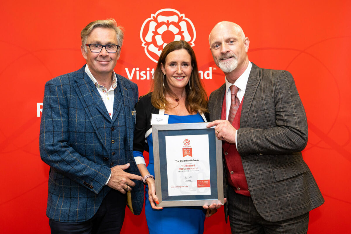 The Old Dairy wins VisitEngland Rose Award 2019