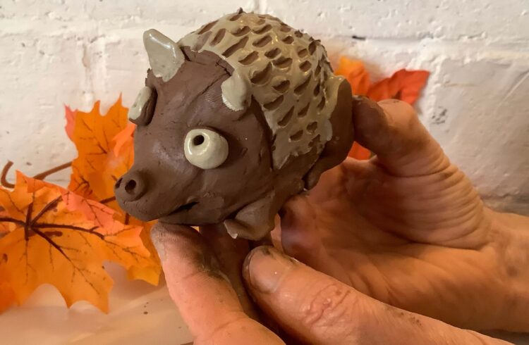 Clay hedgehog