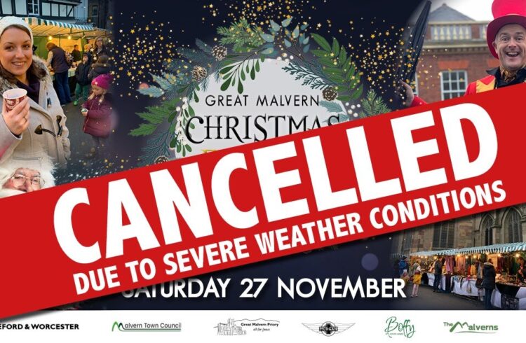 Great Malvern Christmas Festival Cancelled