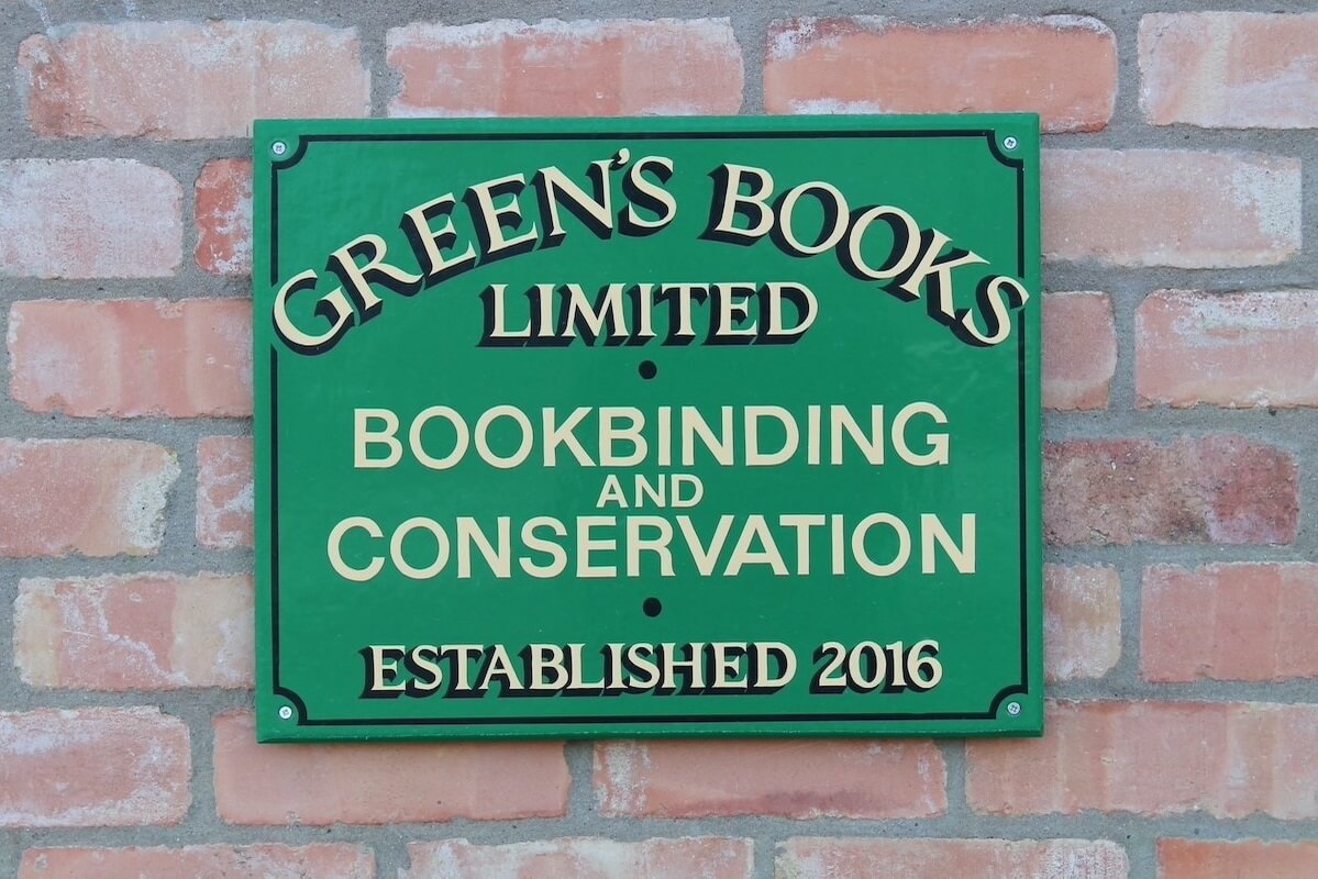 Green's Books sign