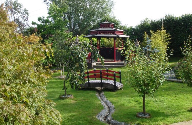 Japanese garden at Ralph Court
