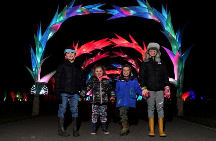 Children at Winter Glow Malvern