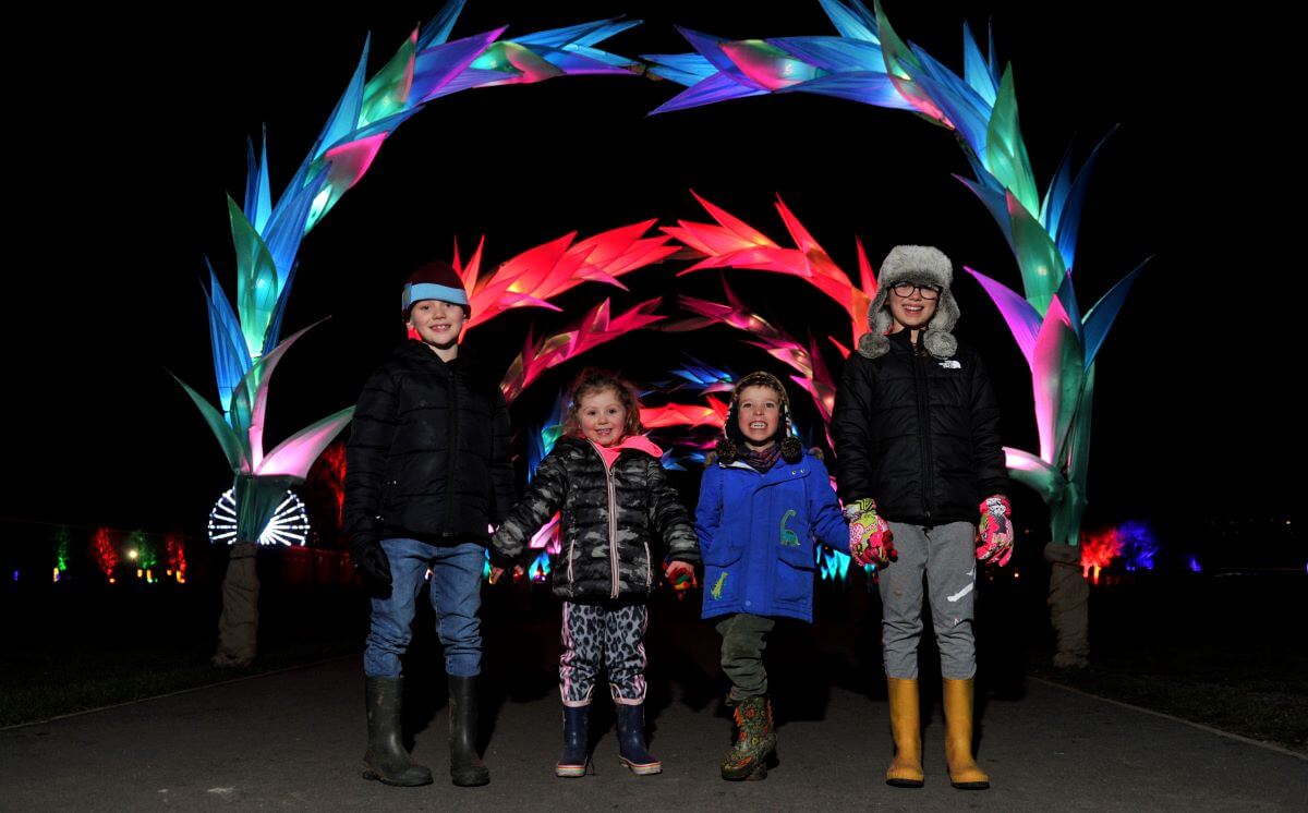 Children at Winter Glow Malvern