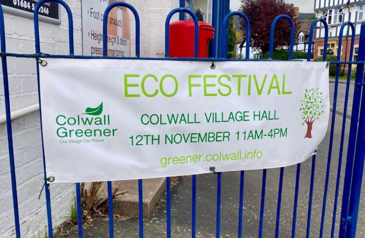 Colwall Greener Eco Festival Banner