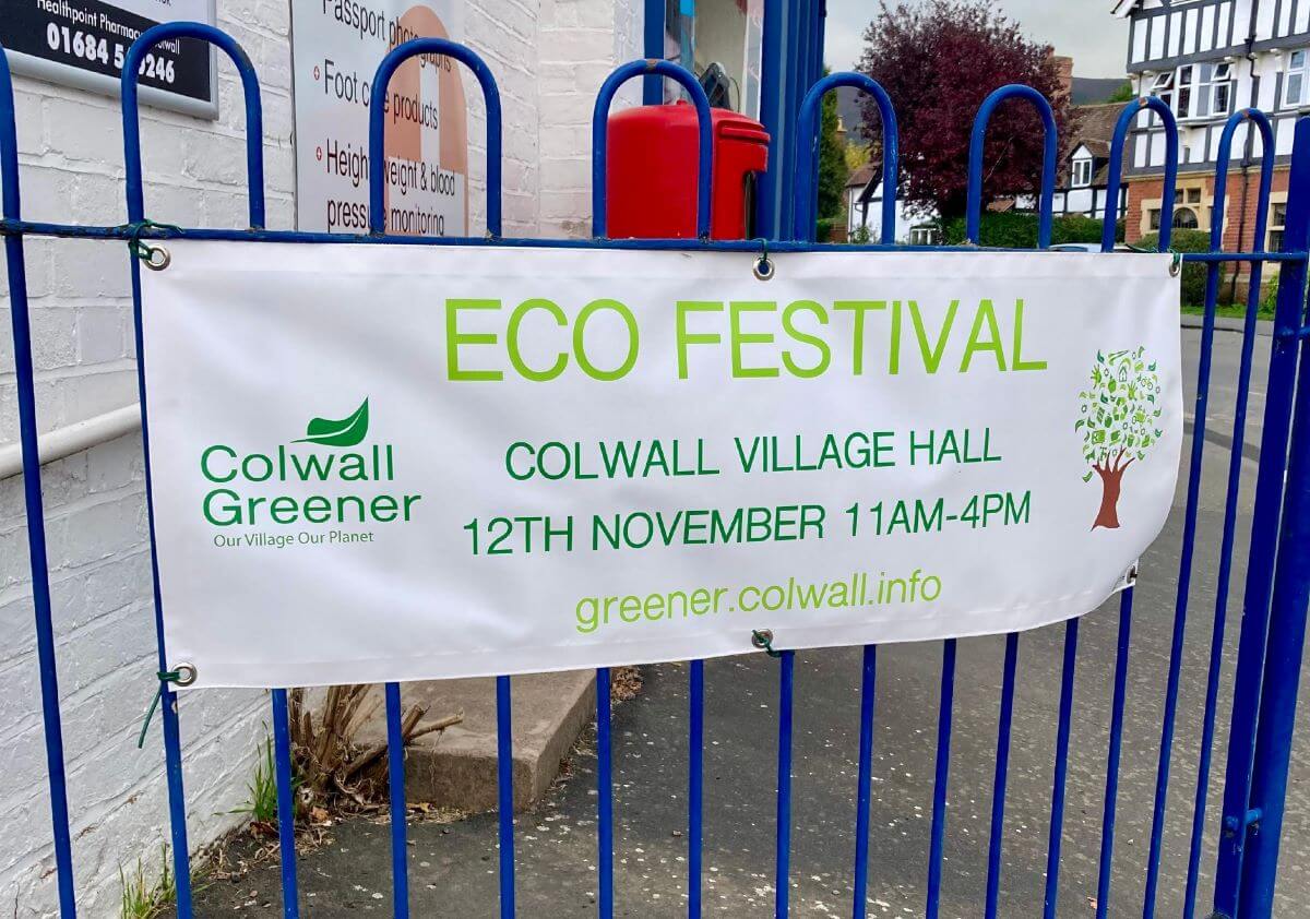 Colwall Greener Eco Festival Banner