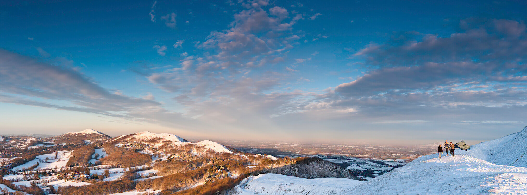 The Malverns in the Snow