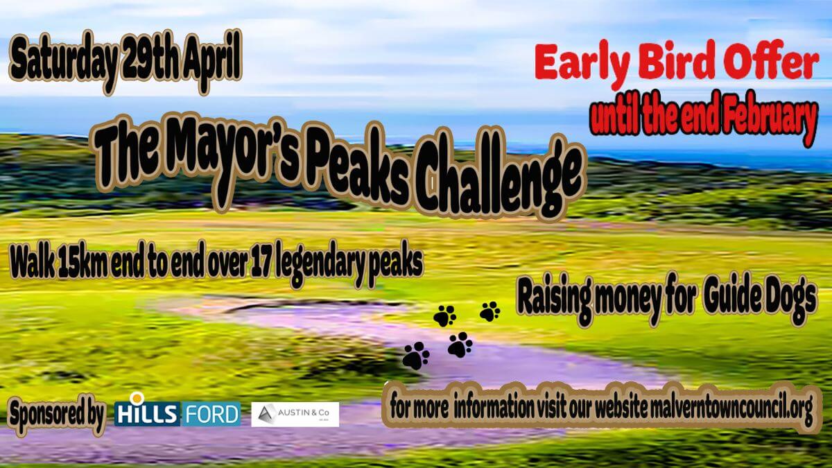 The Mayor's Peaks Challenge - image of a path across countryside