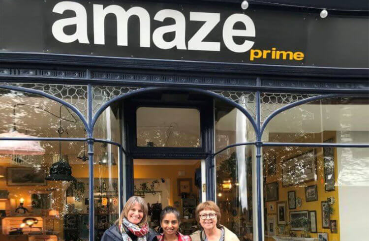 Gwyneth Strong, Polly Reehal and Tessa Peake-Jones, Stars of ‘Only Fools and Horses’ visiting Amaze in Great Malvern.