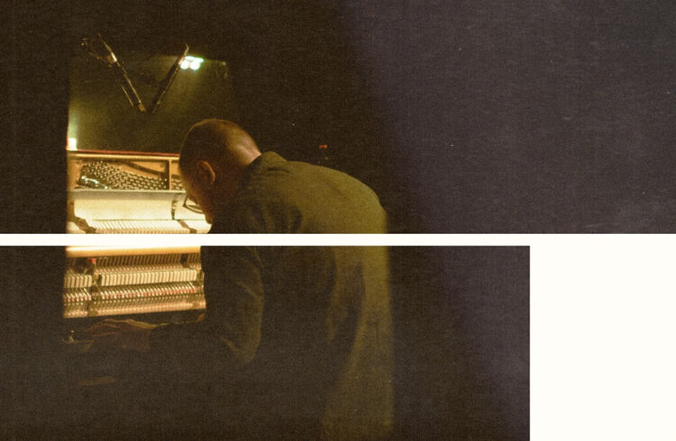 Simeon Walker playing the piano