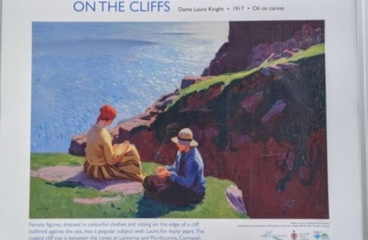 Print of On the Cliffs by Dame Laura Knight