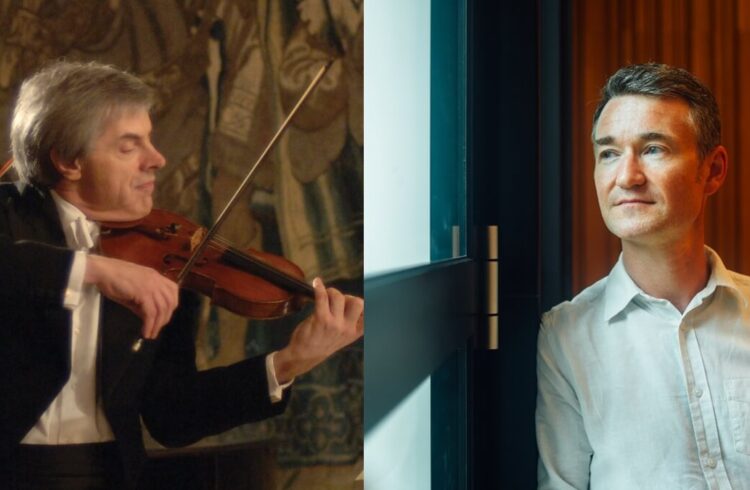 Violinist Michael Bochmann and clarinettist Robert Plane