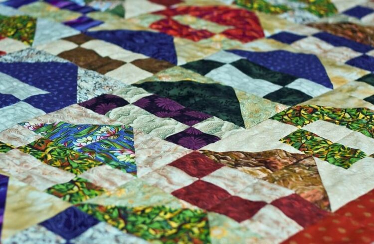 A colourful quilt