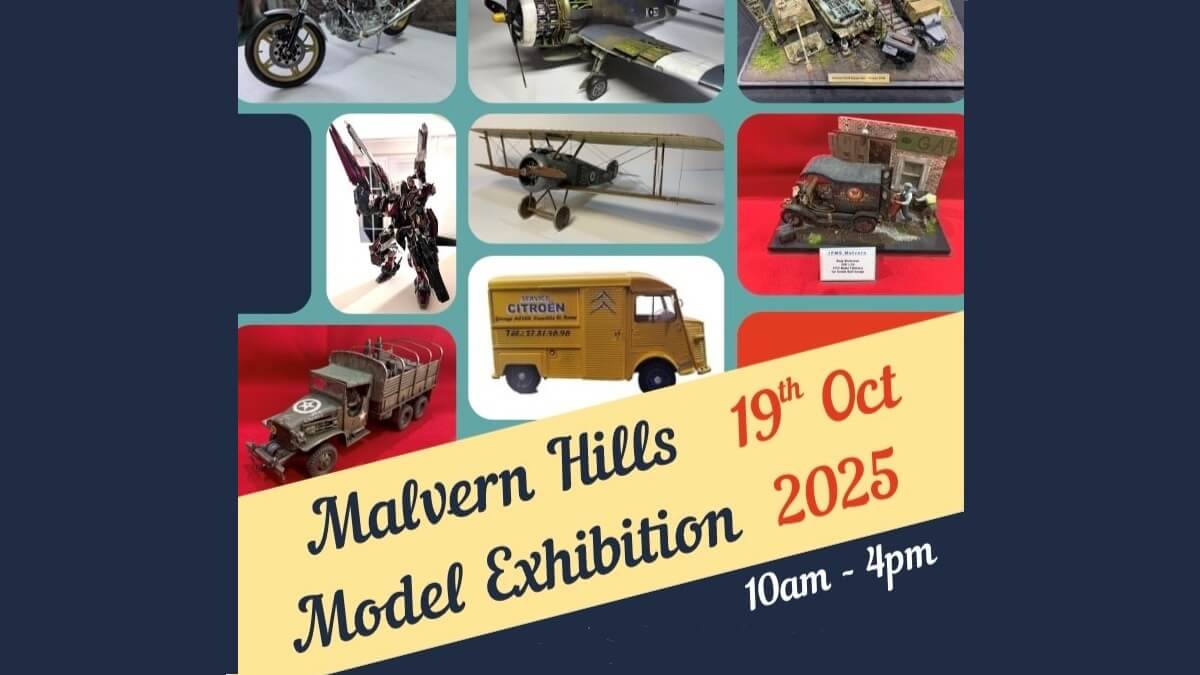 Examples of the sorts of models that will be on display including plans, vehicles etc.