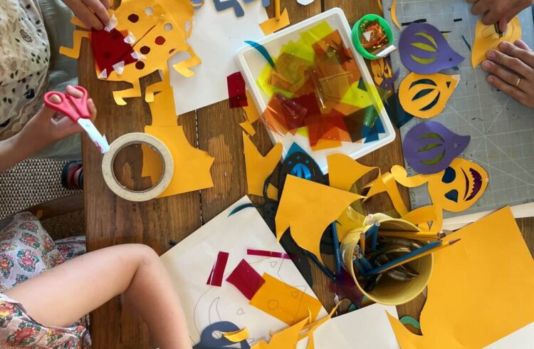 Children's craft activity