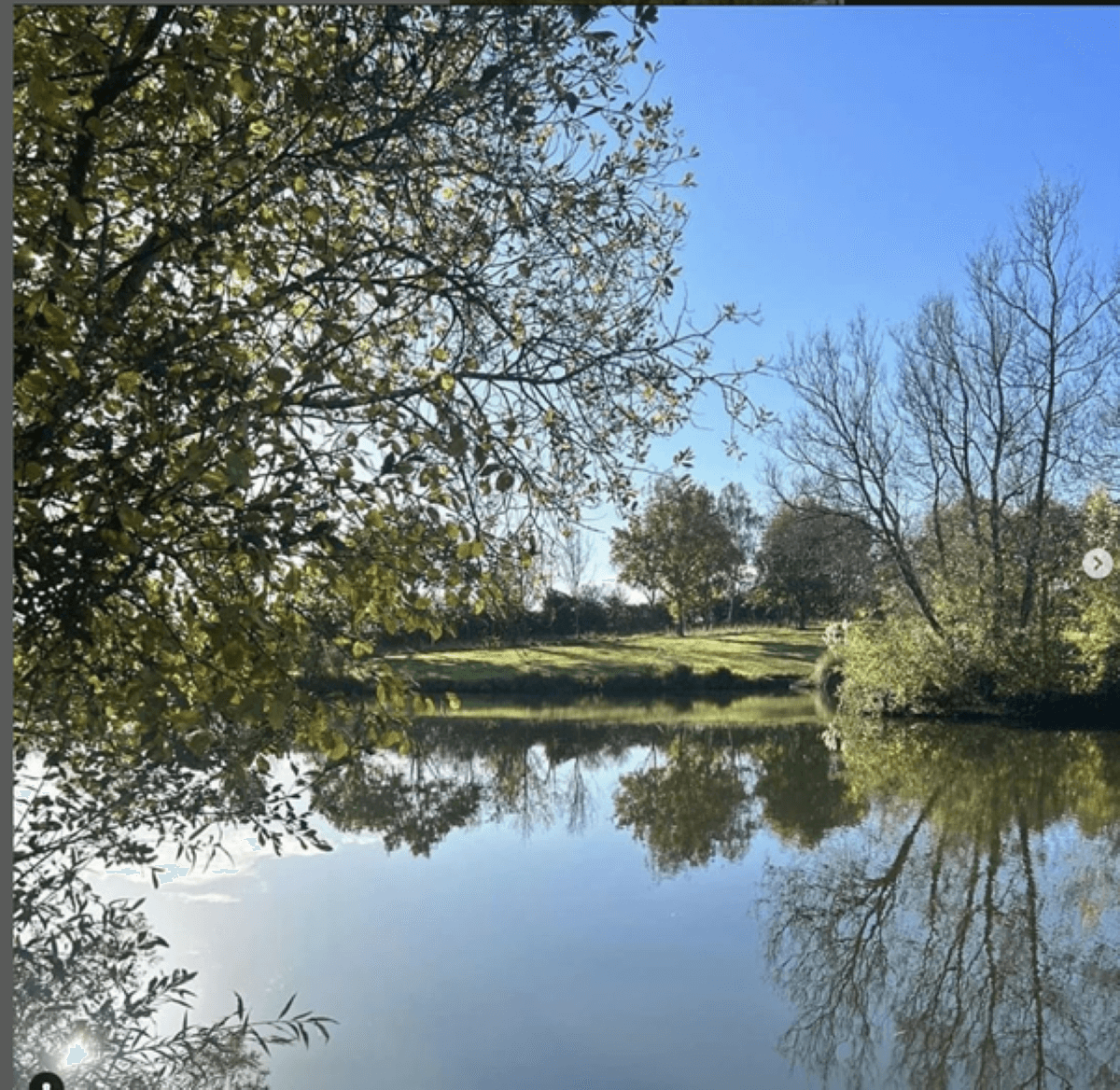 Swimming lake in England