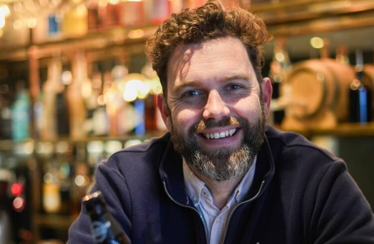 A smiling man