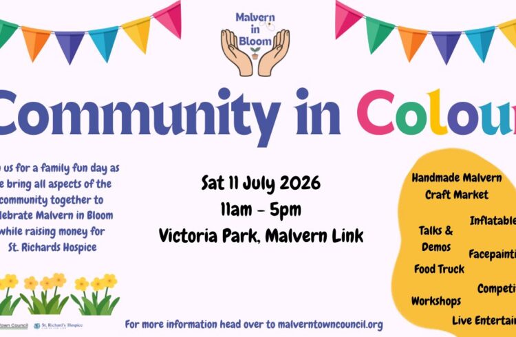Advert for Community in Colour event 2026