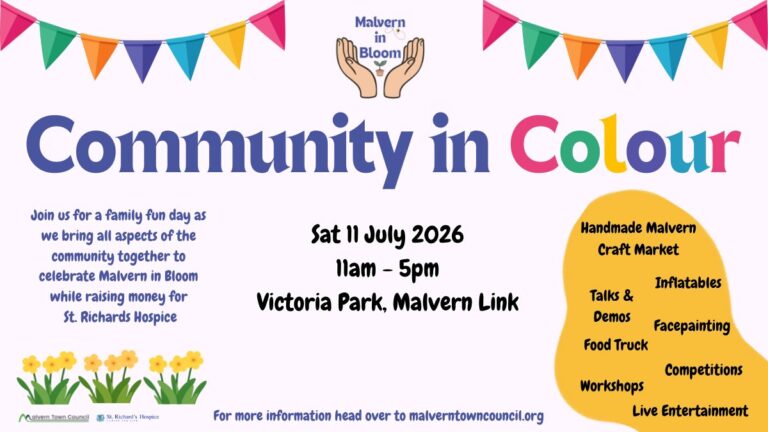 Advert for Community in Colour event 2026