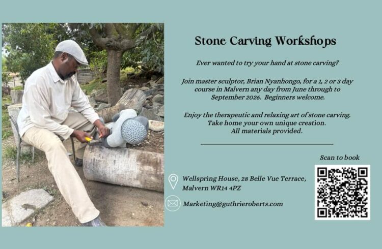 Stone carving workshops advert