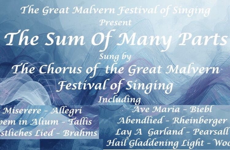 Poster for concert 4 at Great Malvern Festival of Singing